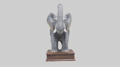Elephant statue model 3D model