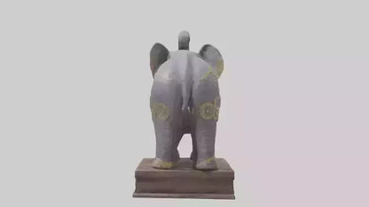 Elephant statue model 3D model