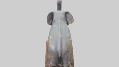 Elephant statue model 3D model