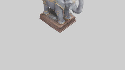 Elephant statue model 3D model