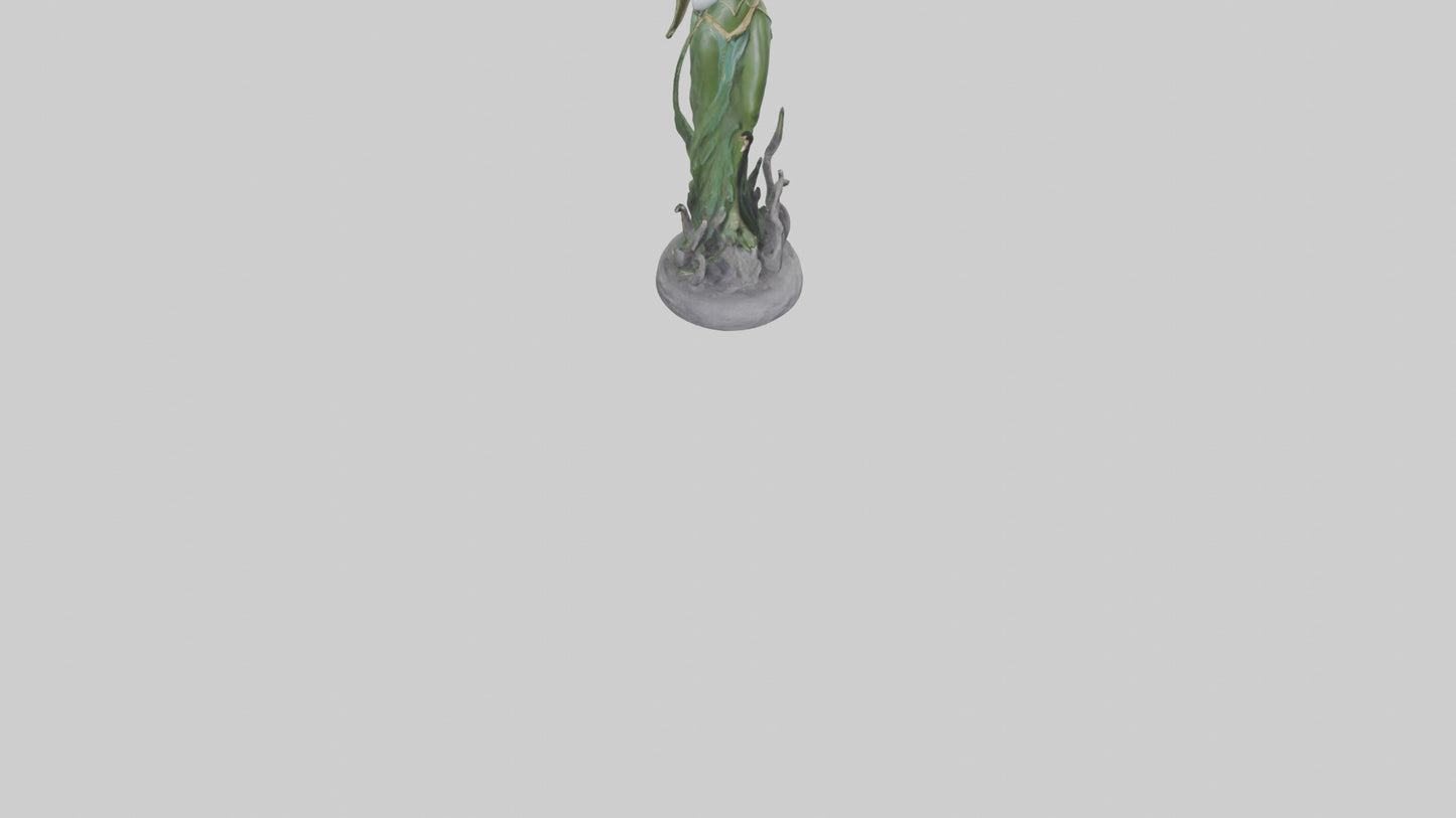 Elf Princess statue model 3D model