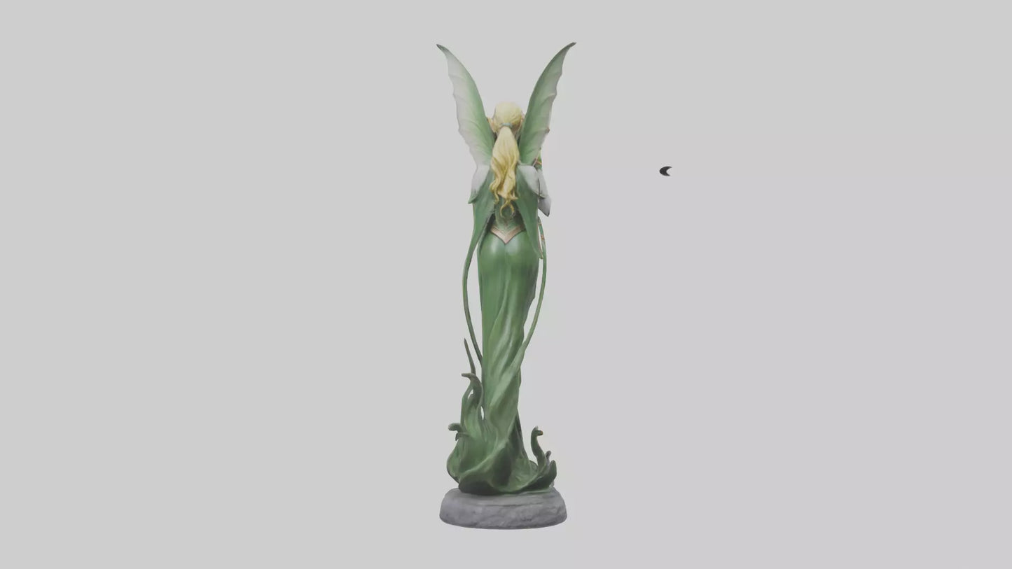 Elf Princess statue model 3D model