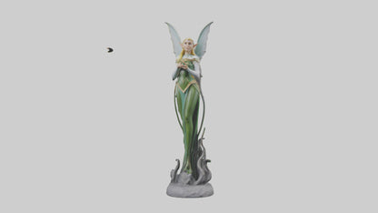 Elf Princess statue model 3D model