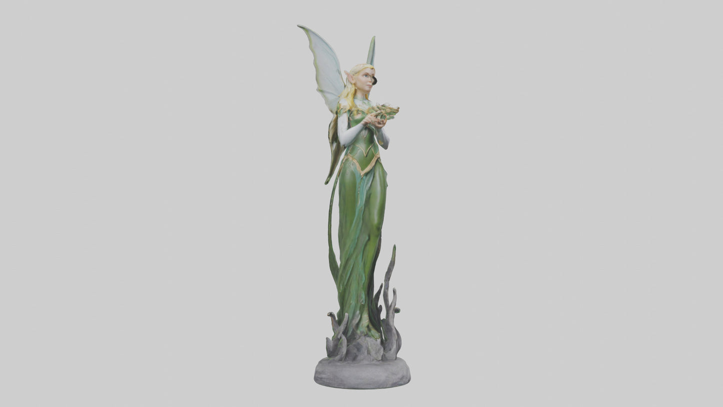 Elf Princess statue model 3D model