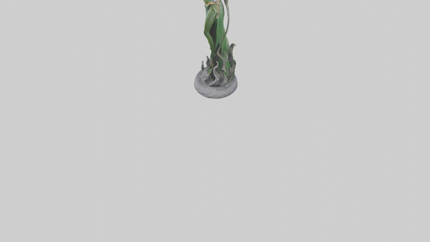 Elf Princess statue model 3D model