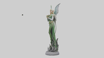 Elf Princess statue model 3D model