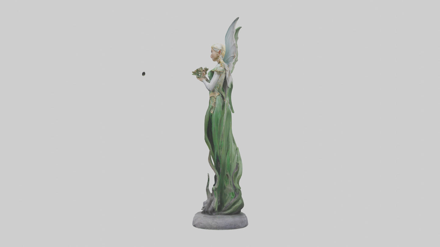 Elf Princess statue model 3D model