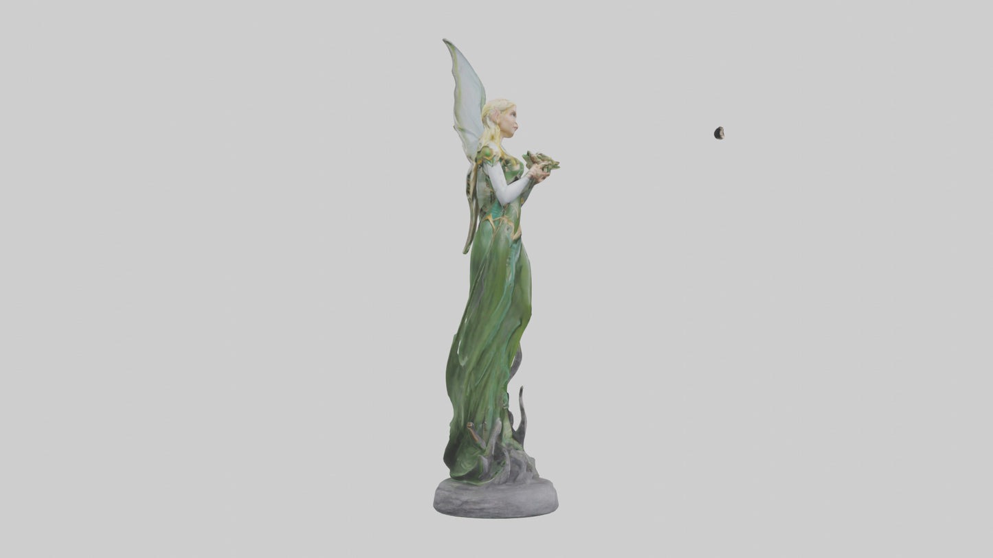 Elf Princess statue model 3D model