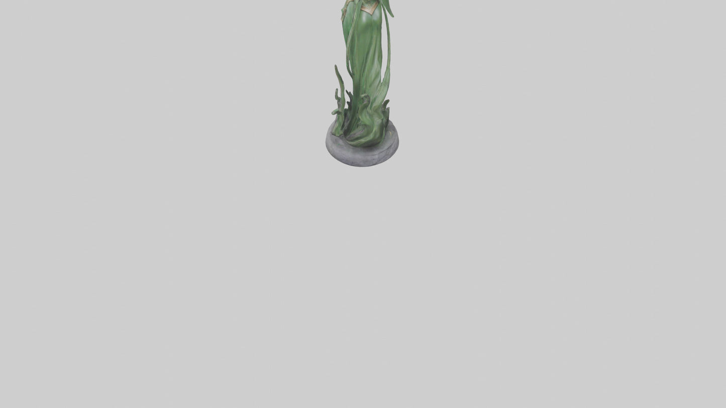 Elf Princess statue model 3D model