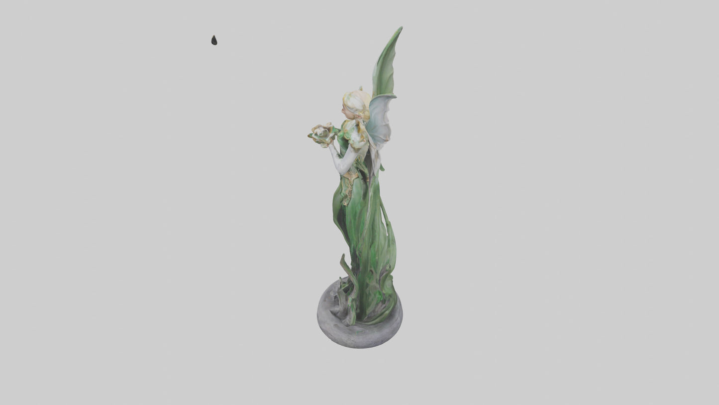 Elf Princess statue model 3D model