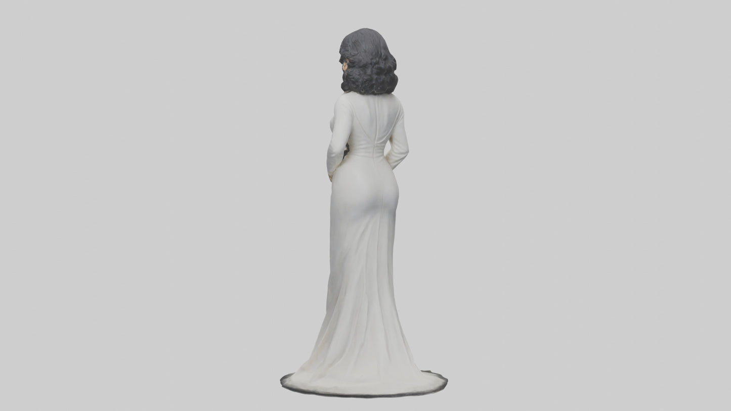 Elizabeth Taylor statue model 3D model