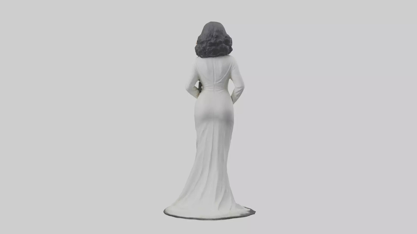 Elizabeth Taylor statue model 3D model