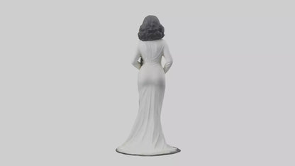 Elizabeth Taylor statue model 3D model