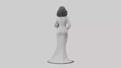 Elizabeth Taylor statue model 3D model