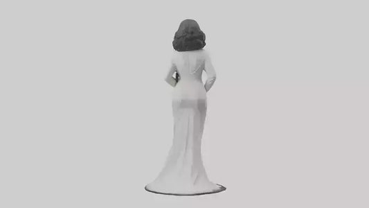 Elizabeth Taylor statue model 3D model