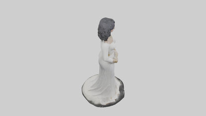 Elizabeth Taylor statue model 3D model