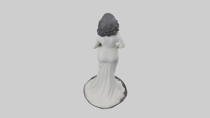 Elizabeth Taylor statue model 3D model