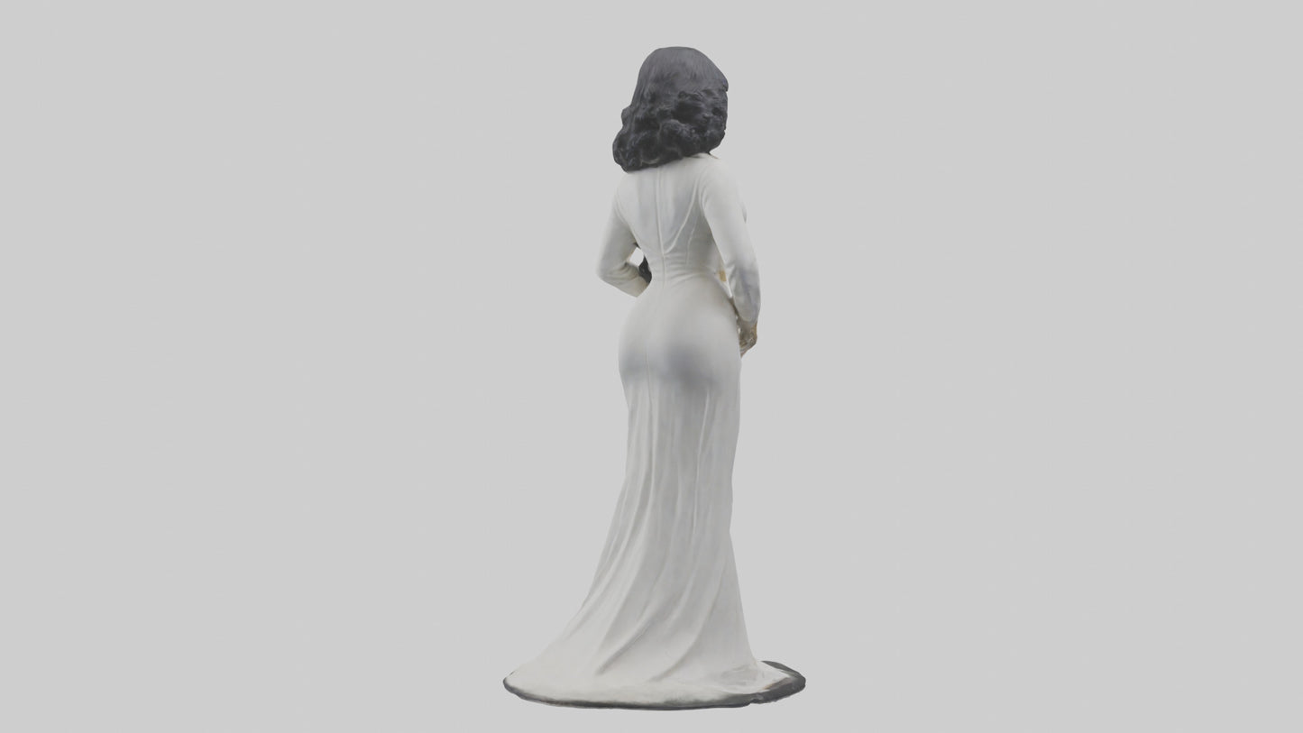 Elizabeth Taylor statue model 3D model