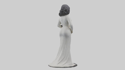 Elizabeth Taylor statue model 3D model