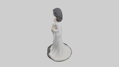 Elizabeth Taylor statue model 3D model