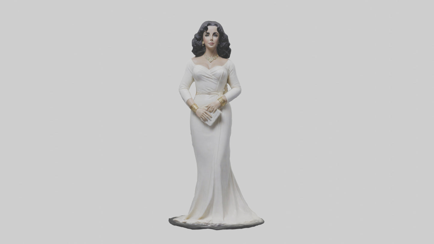 Elizabeth Taylor statue model 3D model