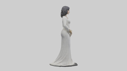 Elizabeth Taylor statue model 3D model