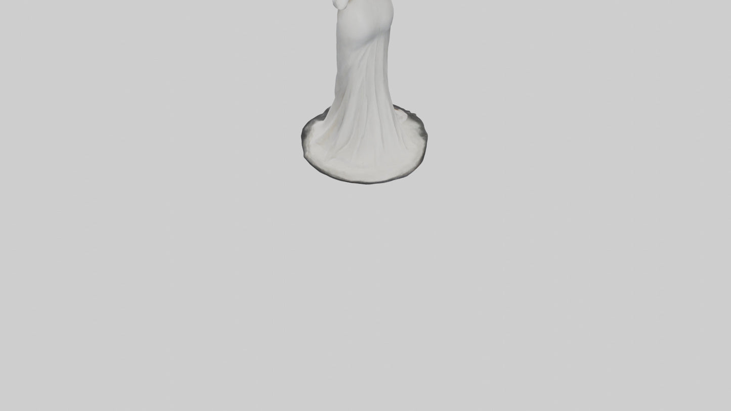Elizabeth Taylor statue model 3D model