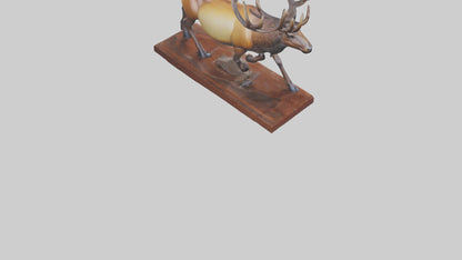 Elk sculpture model 3D model