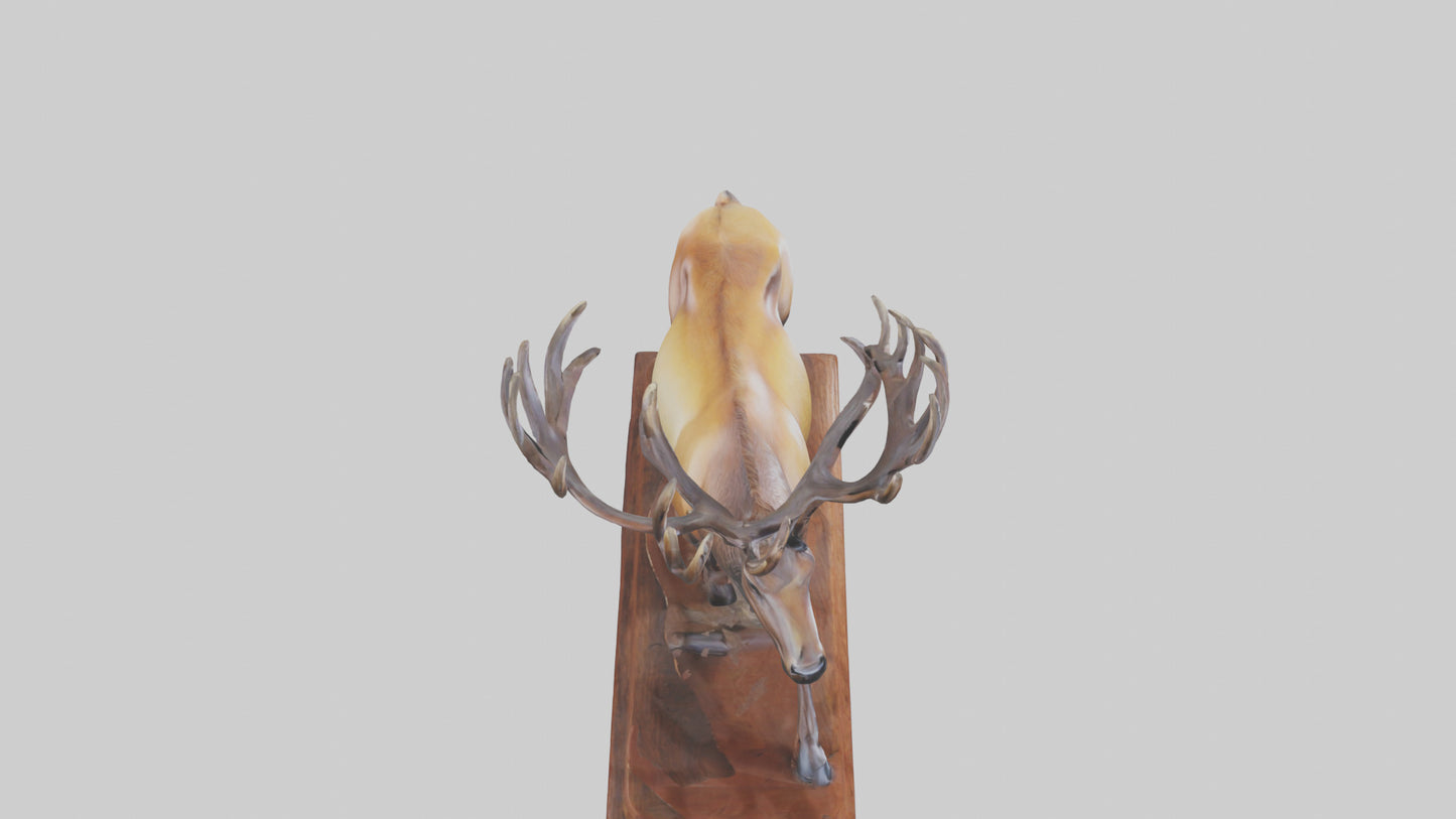 Elk sculpture model 3D model