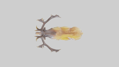 3D model Elk statue model VR / AR / low-poly