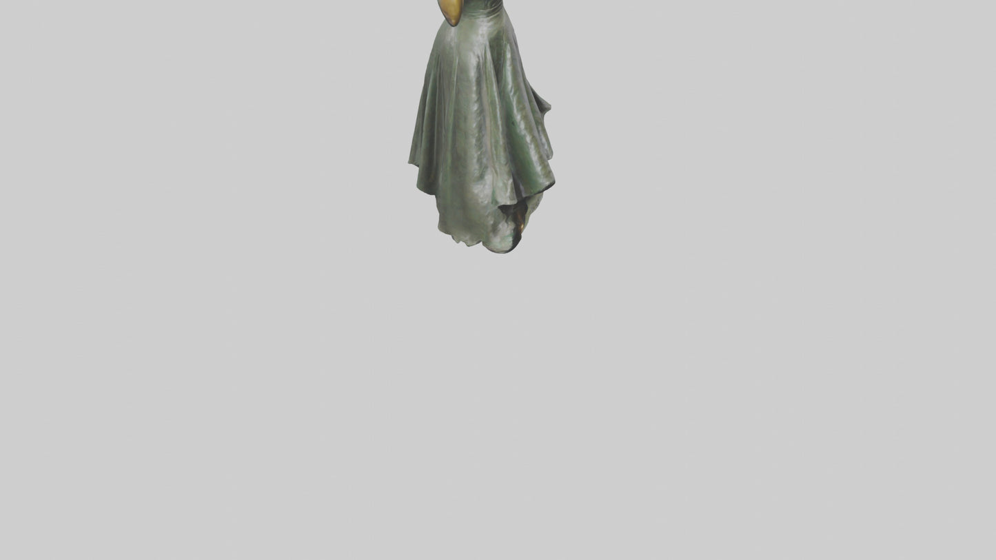 Ella Fitzgerald statue model 3D model
