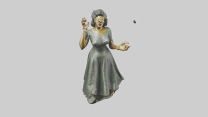 Ella Fitzgerald statue model 3D model