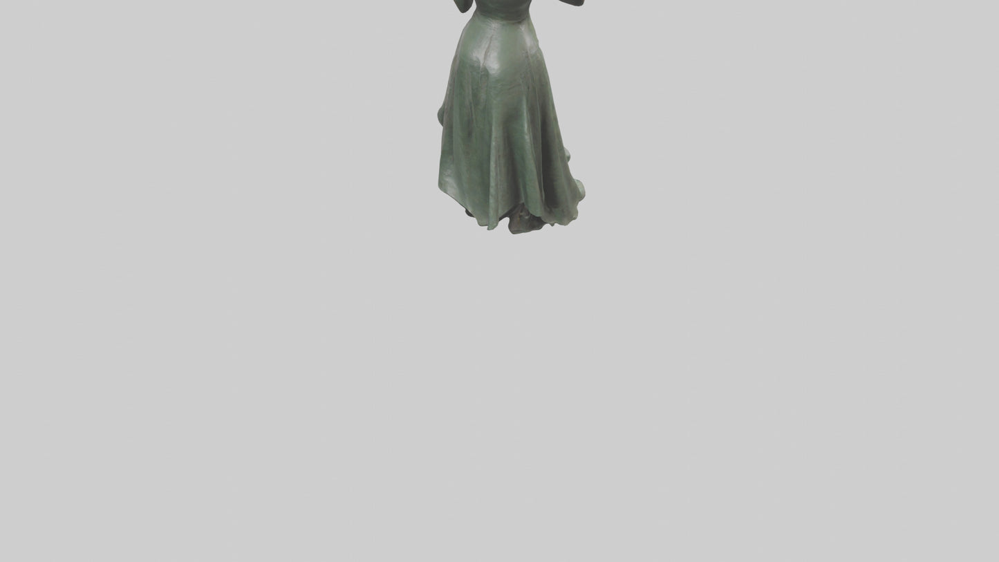 Ella Fitzgerald statue model 3D model