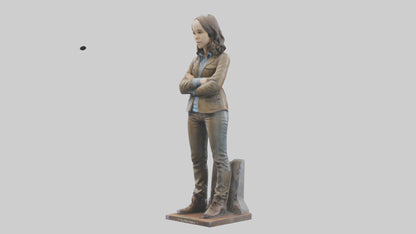 Ellen Page statue model 3D model