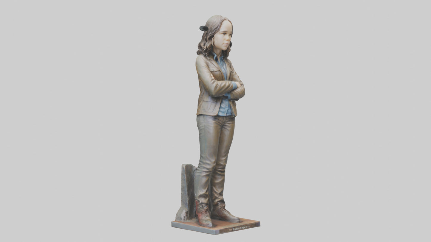 Ellen Page statue model 3D model