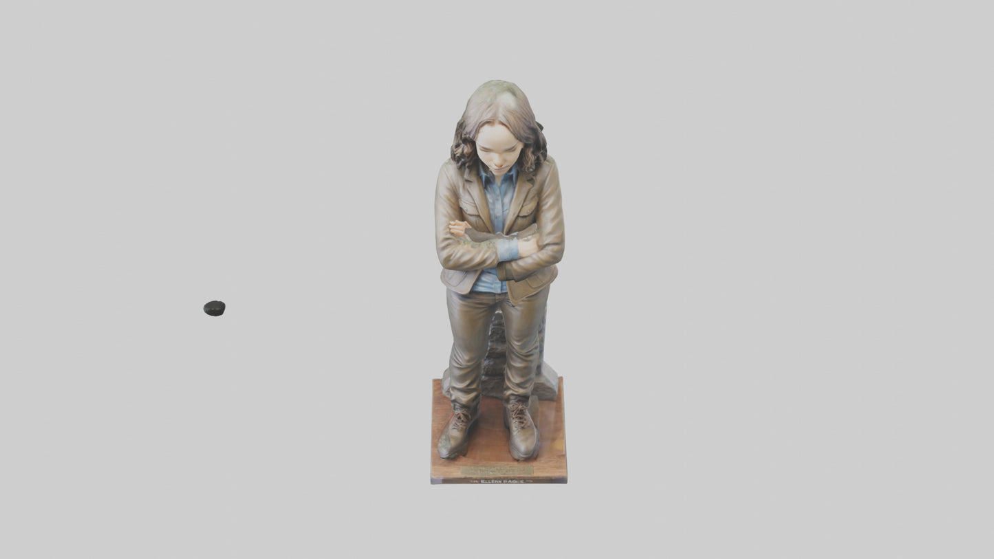 Ellen Page statue model 3D model