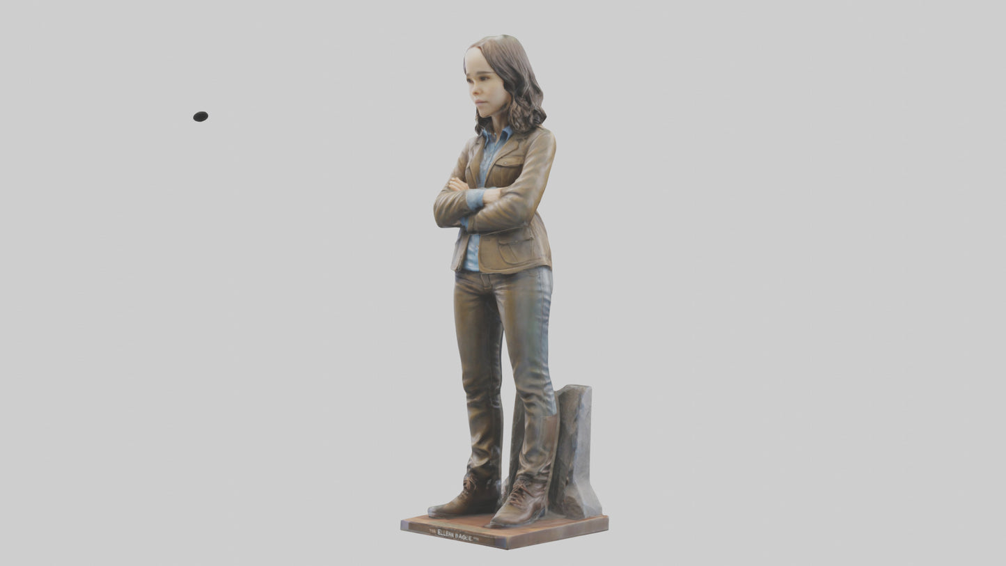 Ellen Page statue model 3D model