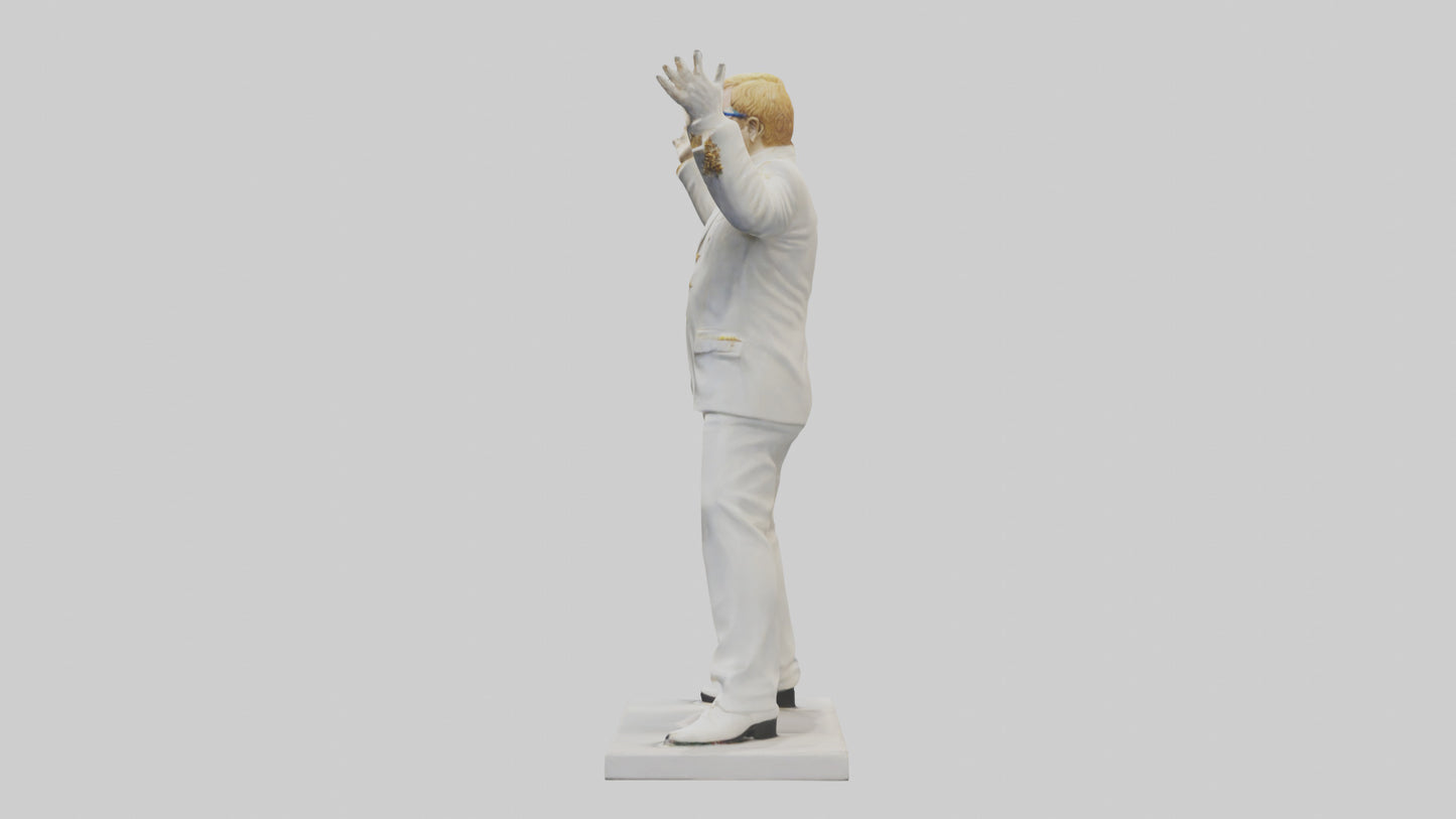 Elton John statue model 3D model