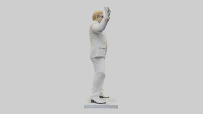 Elton John statue model 3D model