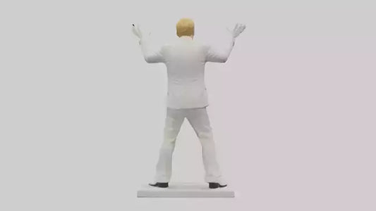 Elton John statue model 3D model