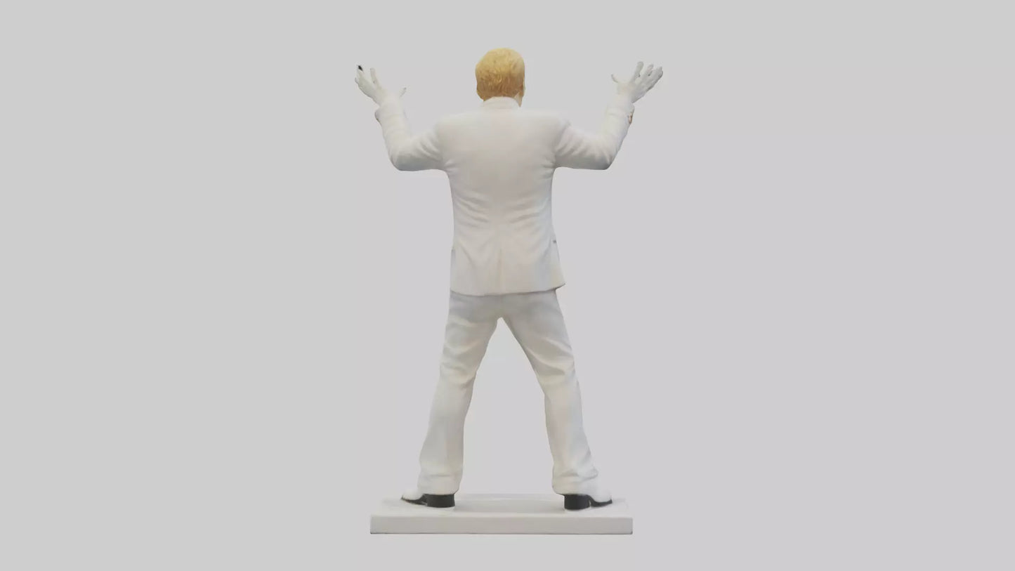 Elton John statue model 3D model