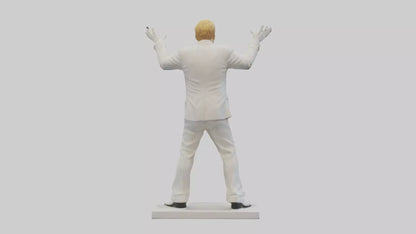 Elton John statue model 3D model