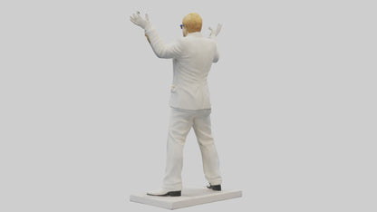 Elton John statue model 3D model