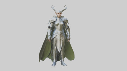 3D model Elven Armor model VR / AR / low-poly