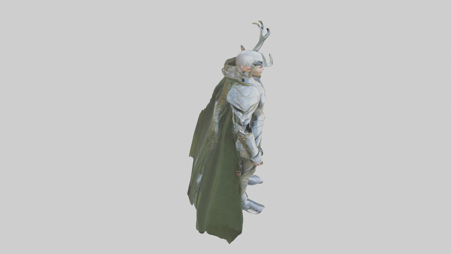 3D model Elven Armor model VR / AR / low-poly