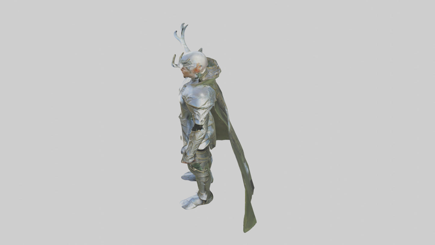 3D model Elven Armor model VR / AR / low-poly
