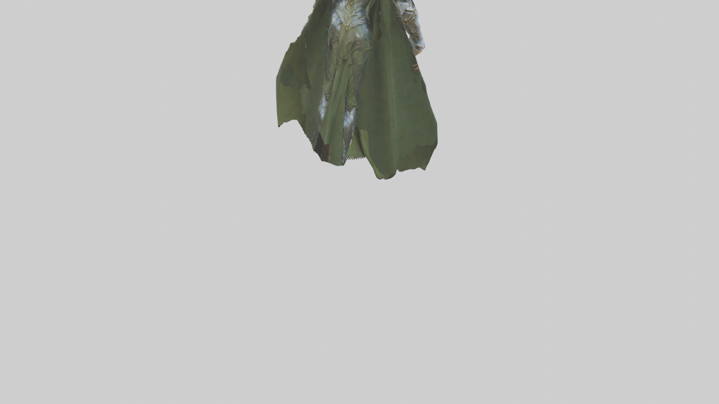 3D model Elven Armor model VR / AR / low-poly