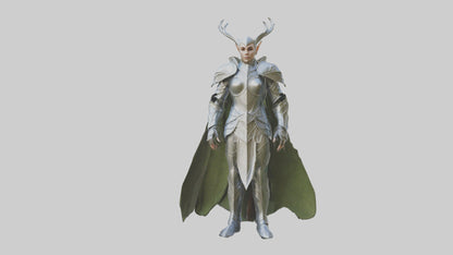 3D model Elven Armor model VR / AR / low-poly