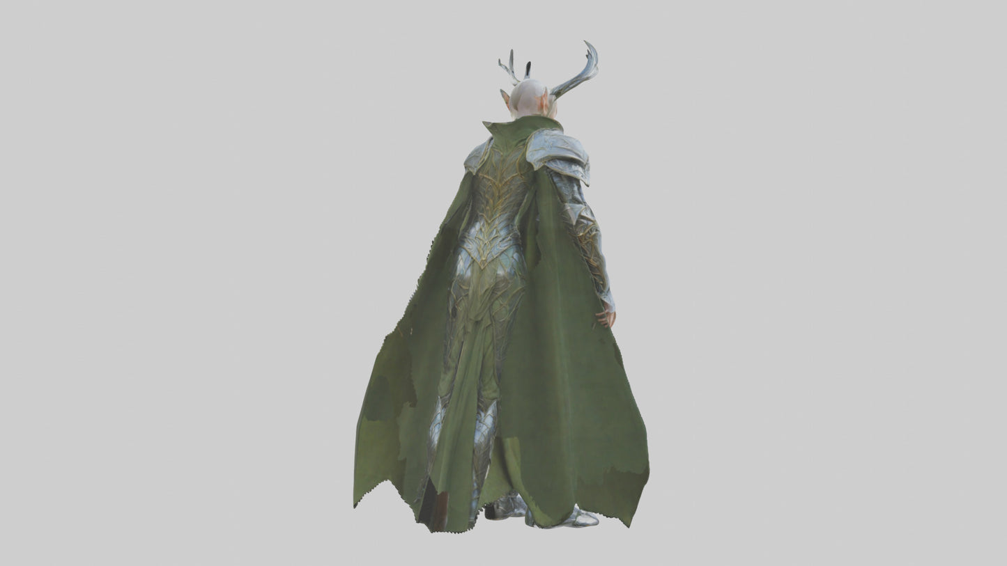 3D model Elven Armor model VR / AR / low-poly