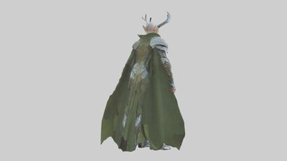 3D model Elven Armor model VR / AR / low-poly